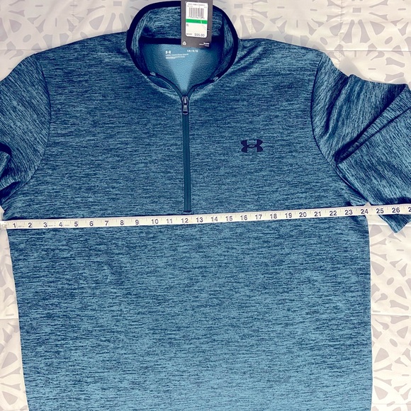 “New w/Tags” Mens Under Armour Fleece 1/2 Zip Sweat Shirt - Picture 4 of 7